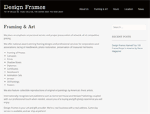 Tablet Screenshot of designframes.com
